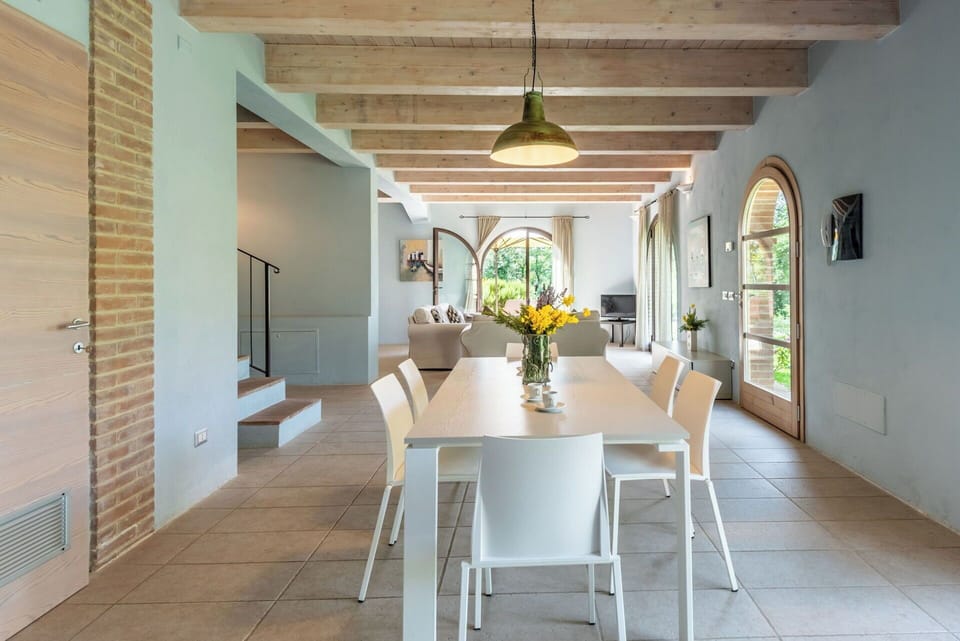 Furniture, Interior Design, Flooring, Wood, Table, Kitchen & Dining Room Table, Chair, Floor, Ceiling, Dining Room