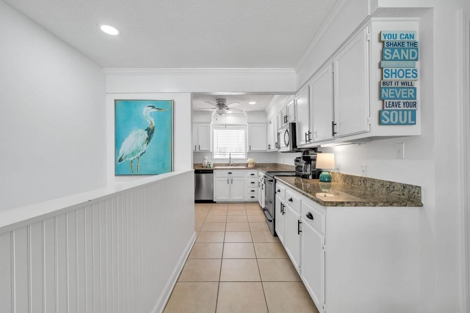 Full kitchen with all the cooking essentials
