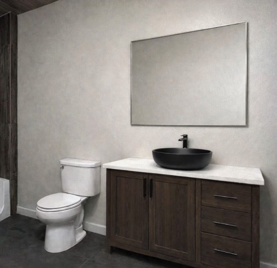 Each bedroom has a large en suite full bathroom!