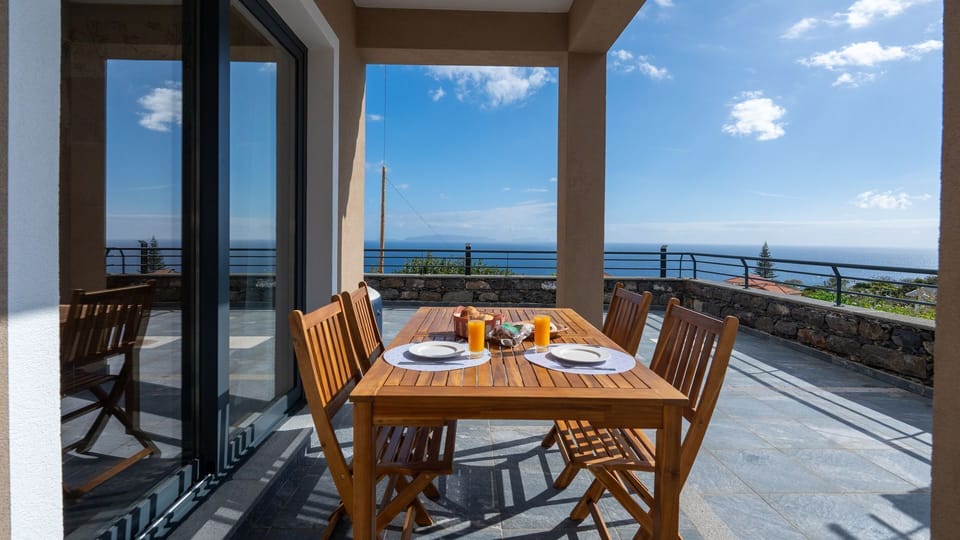 A T1 hideaway designed for two — intimate, peaceful, and wrapped in nature overlooking the sea. #oceanview #patio #slowmornings