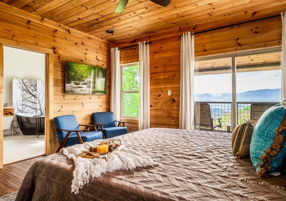 Cozy bedroom styled for rest and comfort