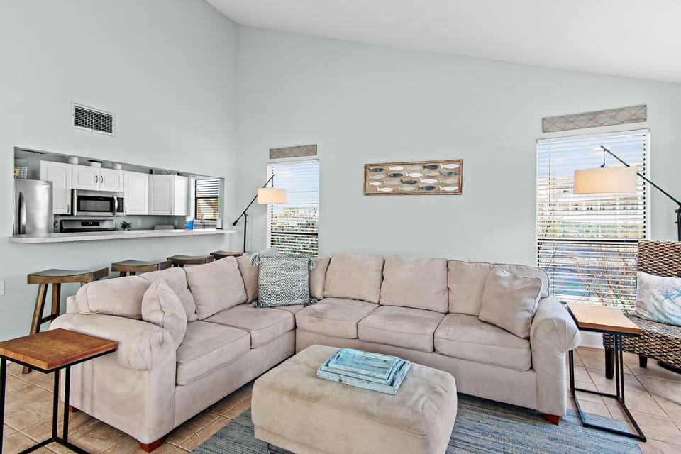 Comfortable living room seating