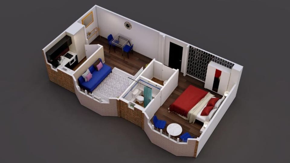 Floorplan of the apartment layout