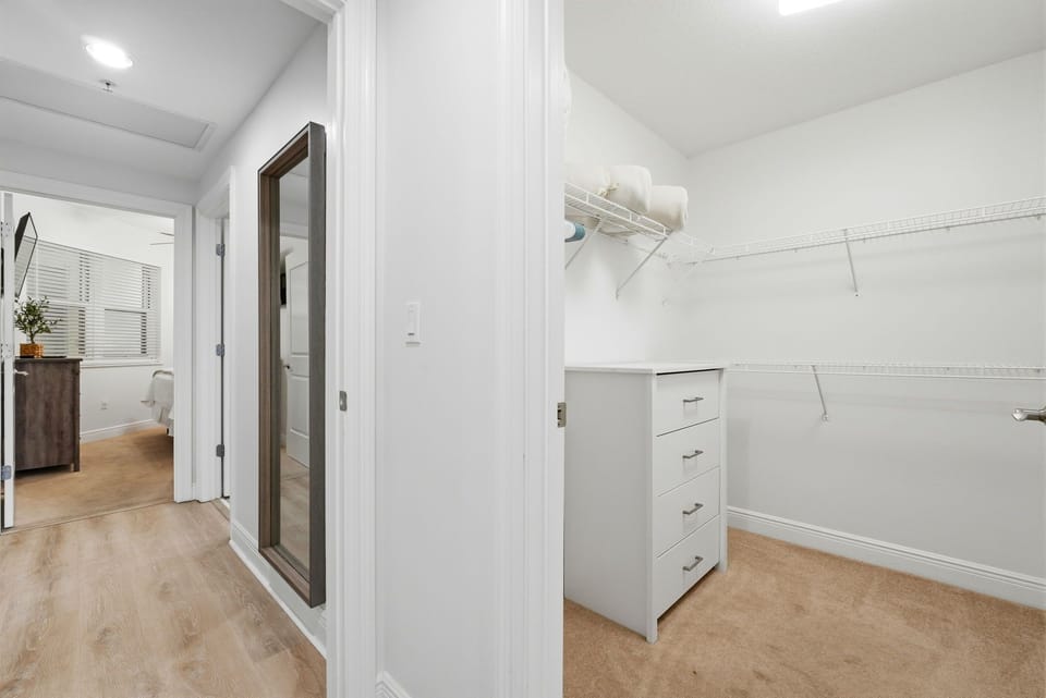 Guest Bedroom- Large Walk In Closet