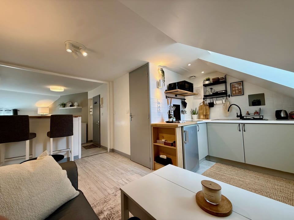 Kitchen and dining view