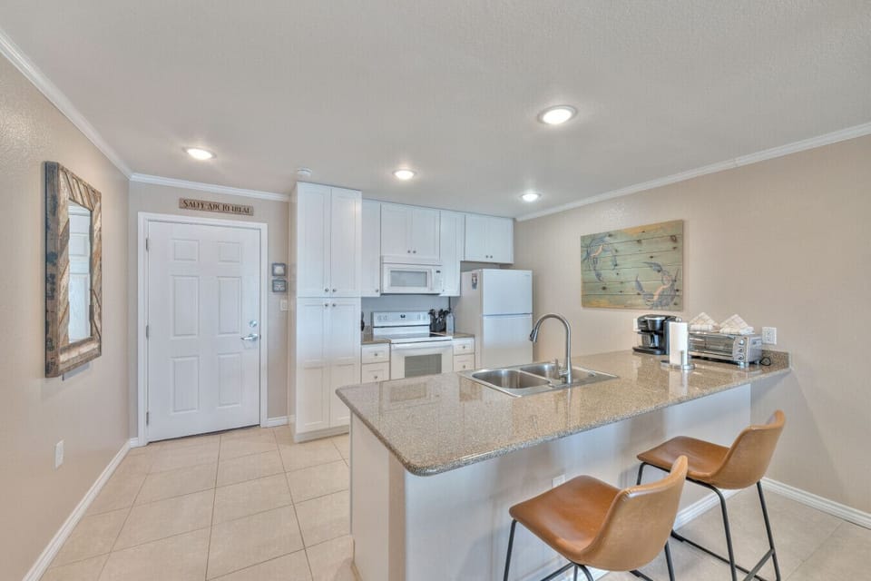 Kitchen island with bar seating, perfect for casual meals