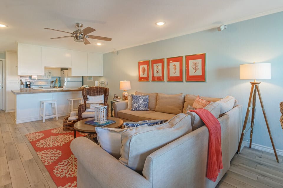 Living Room With Kitchen