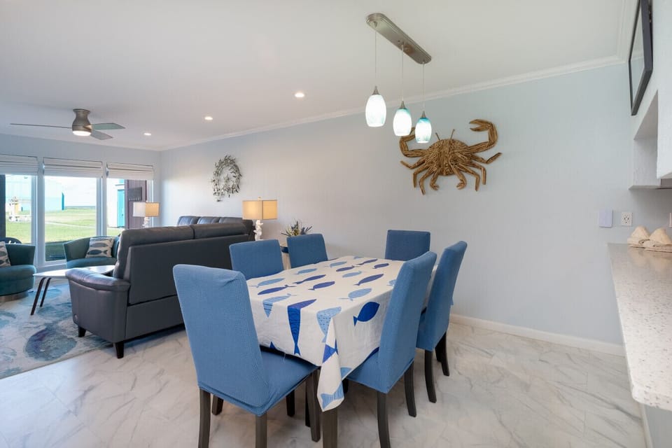 Dining and living area