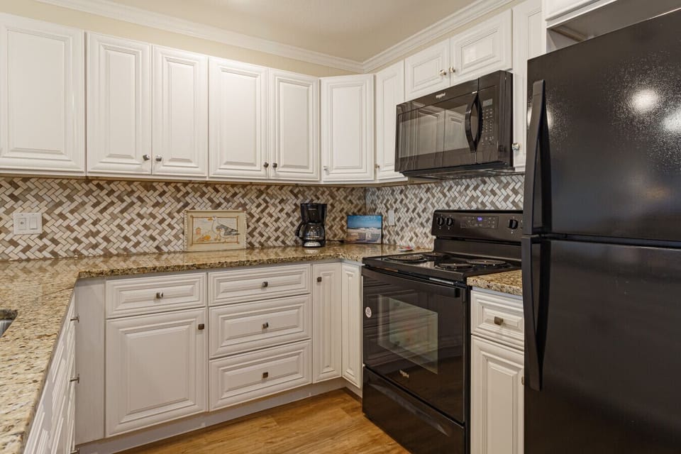 Fully equipped coastal kitchen