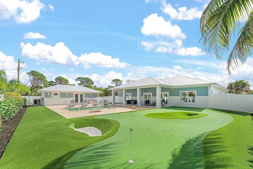 Welcome to Diamond Sands, Jensen Beach's most luxurious Airbnb. This jaw dropping, new construction home completed in 2026 awaits your family for the vacation of a lifetime. There is NOTHING that compares!