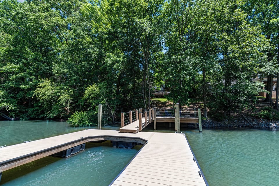 Dock area perfect for your rental boat or to jump on the lake with swimming ladder.