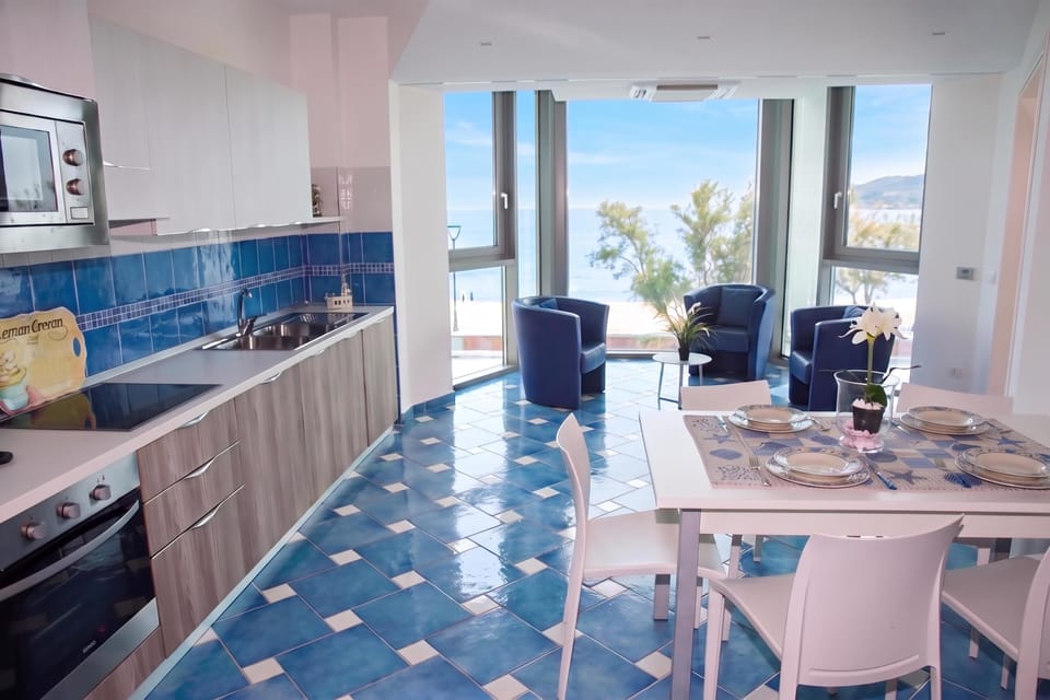 Kitchen and dining area