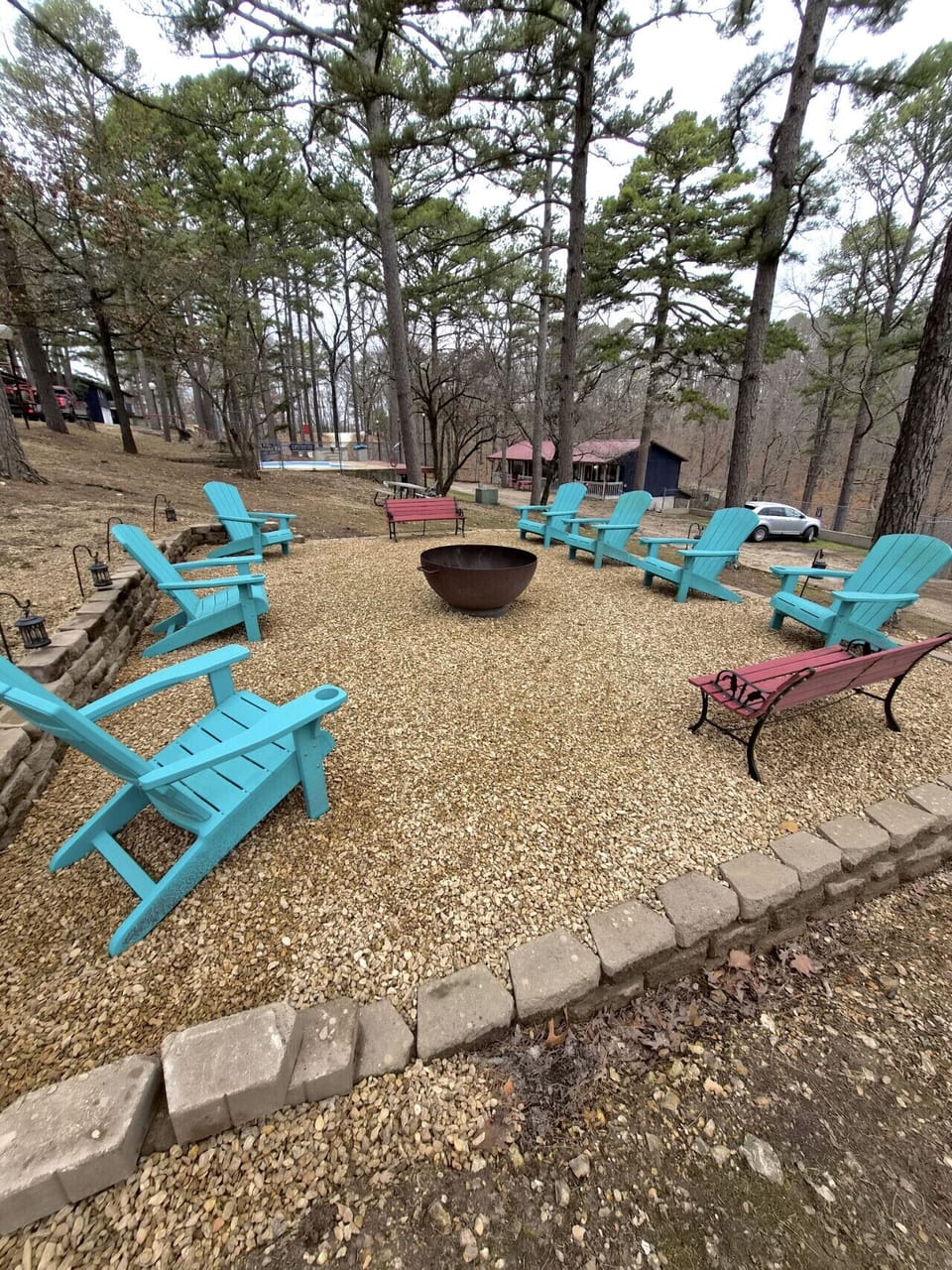 Community Firepit for making great memories!