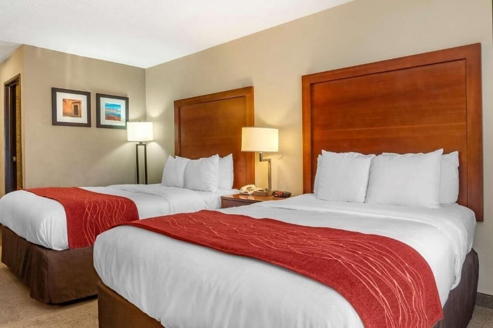 Stretch out with two cozy beds for easy group stays.