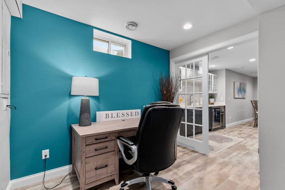 Get into work mode on our comfortably set up workspace