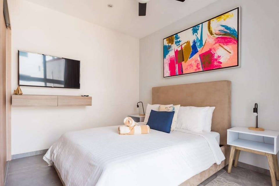 Another comfortable bedroom; perfect for guests.