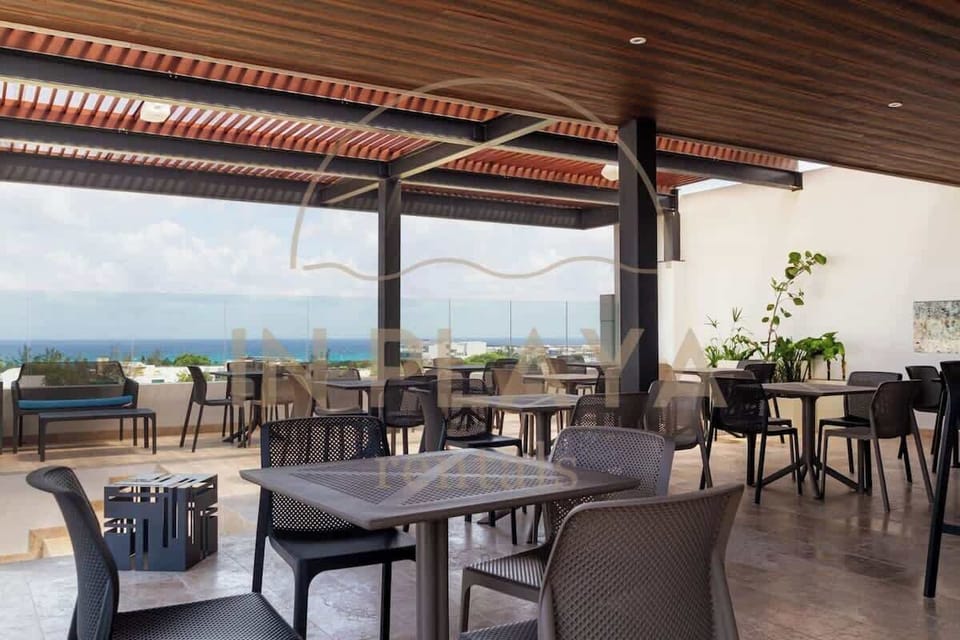 Rooftop bar with an amazing view