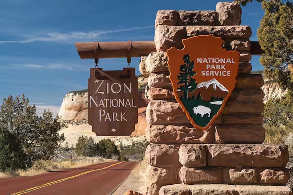 Zion National Park entrance