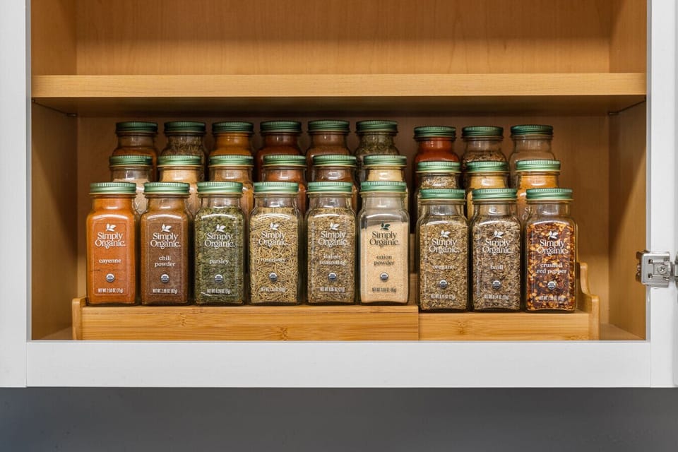 All the spices you could ever need for cooking
