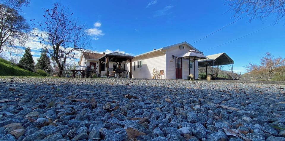 Front view of the house