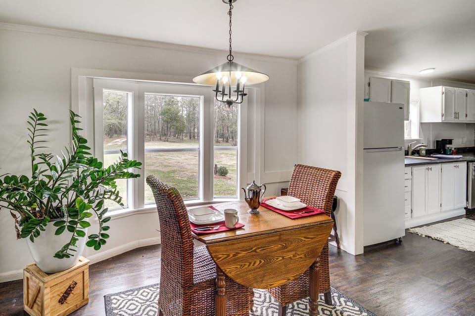 Dining & Kitchen Area | Central Heating & A/C