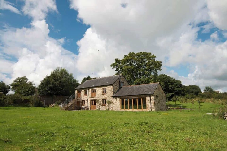 View of Swallow Barn from the garden