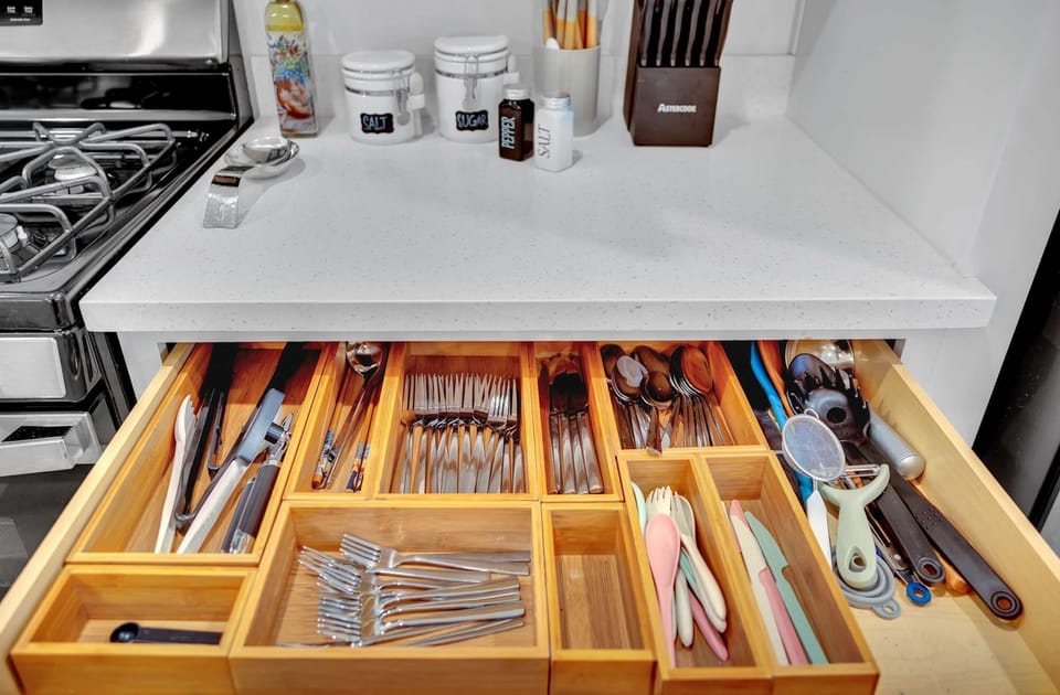An abundance of utensils to cater to all your needs.