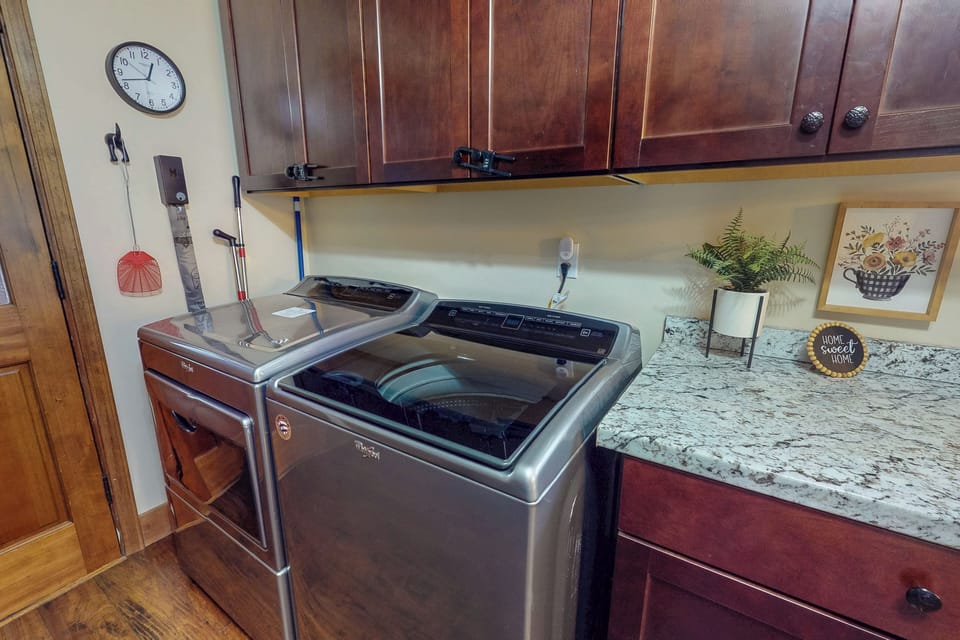 washer and dryer