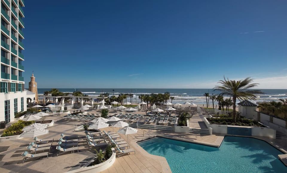 Start your day with sweeping ocean views and pool serenity.