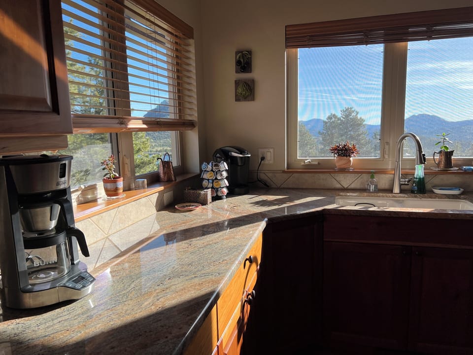Morning coffee with a view!