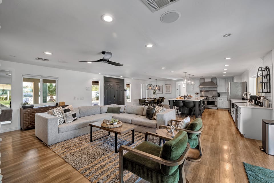 Bright and spacious living area perfect for relaxing together