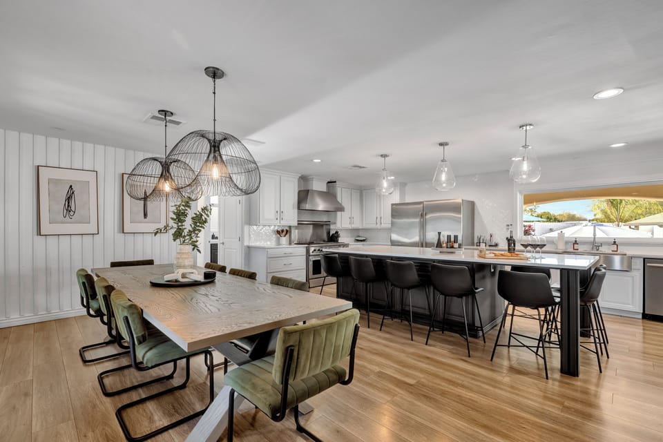 Chef’s kitchen equipped with premium appliances and ample space