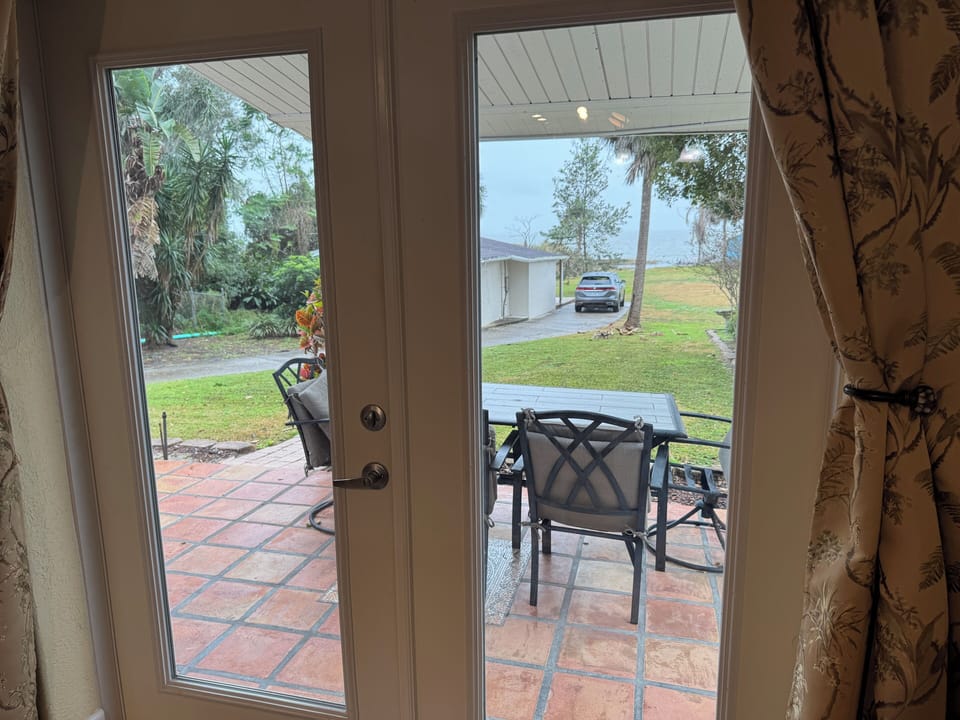 View of Patio from Primary Bedroom