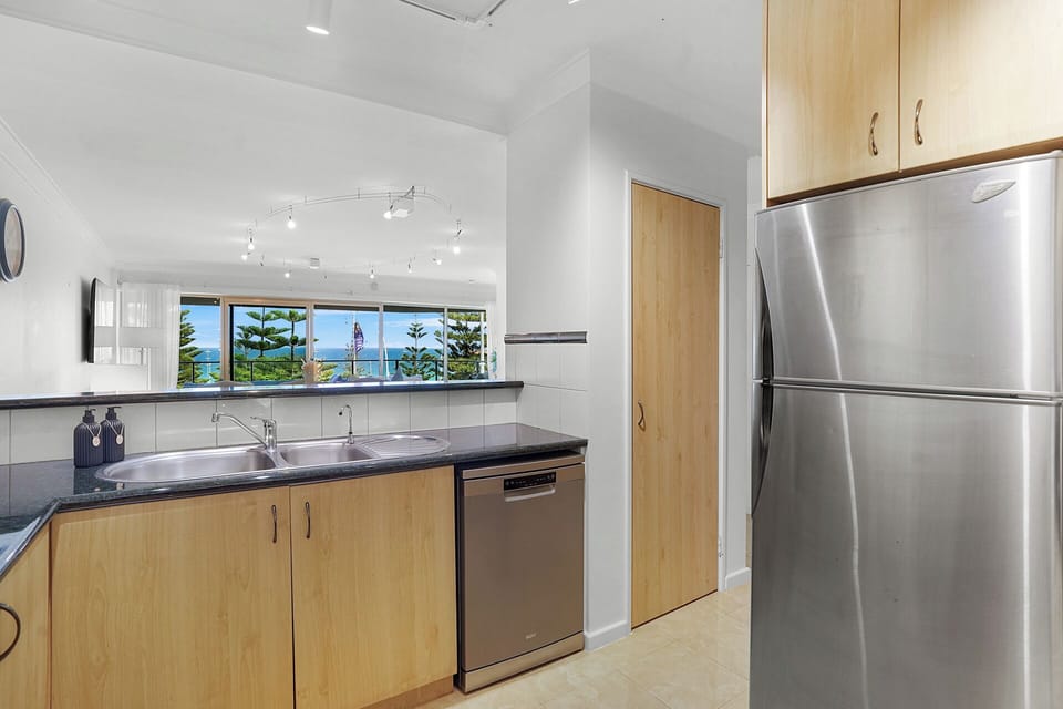 Kitchen is complete with views 