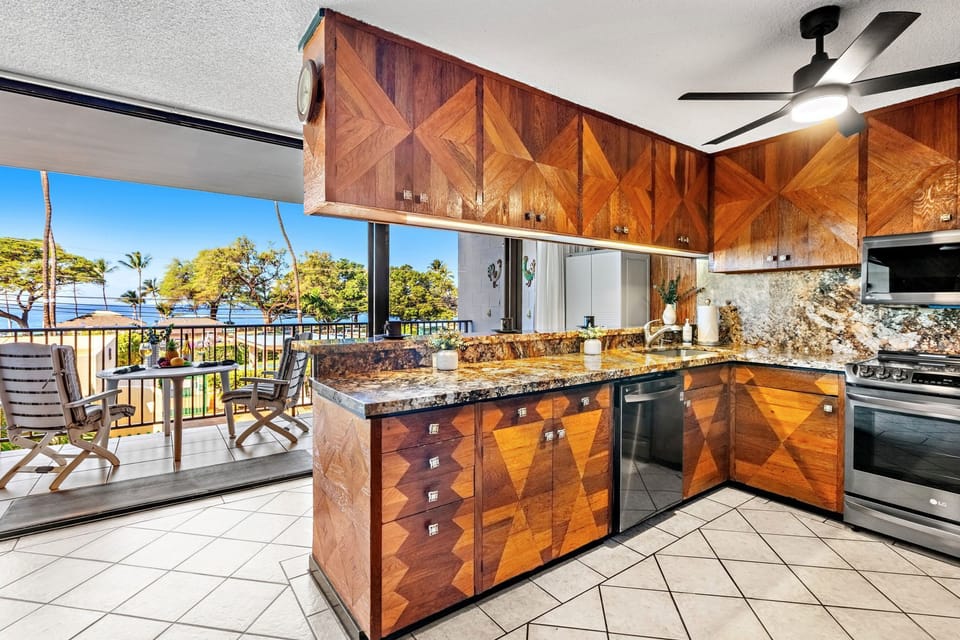 Spacious countertops for easy meal prep
