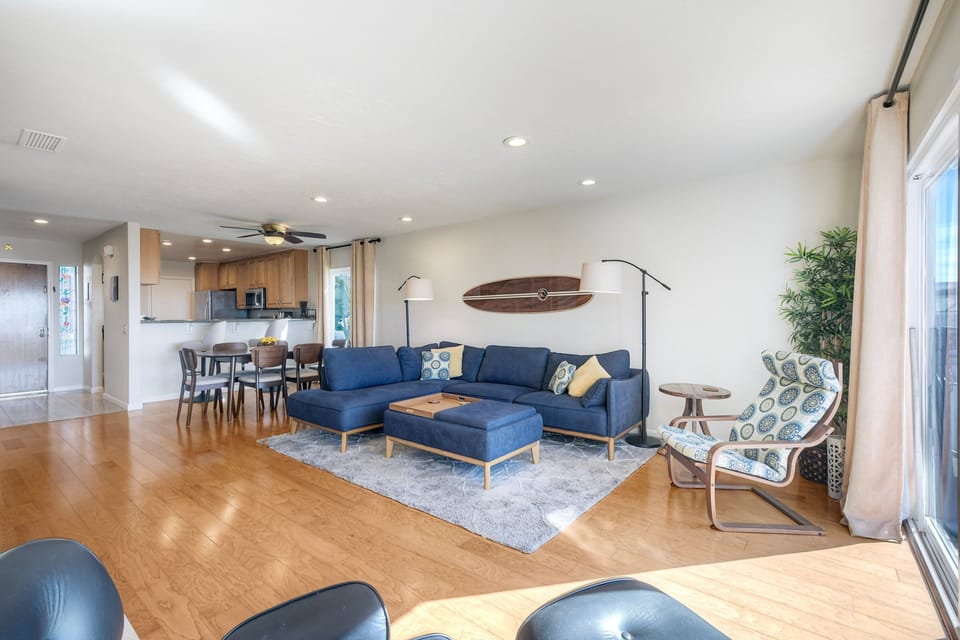 Open-concept living space for extended comfort.