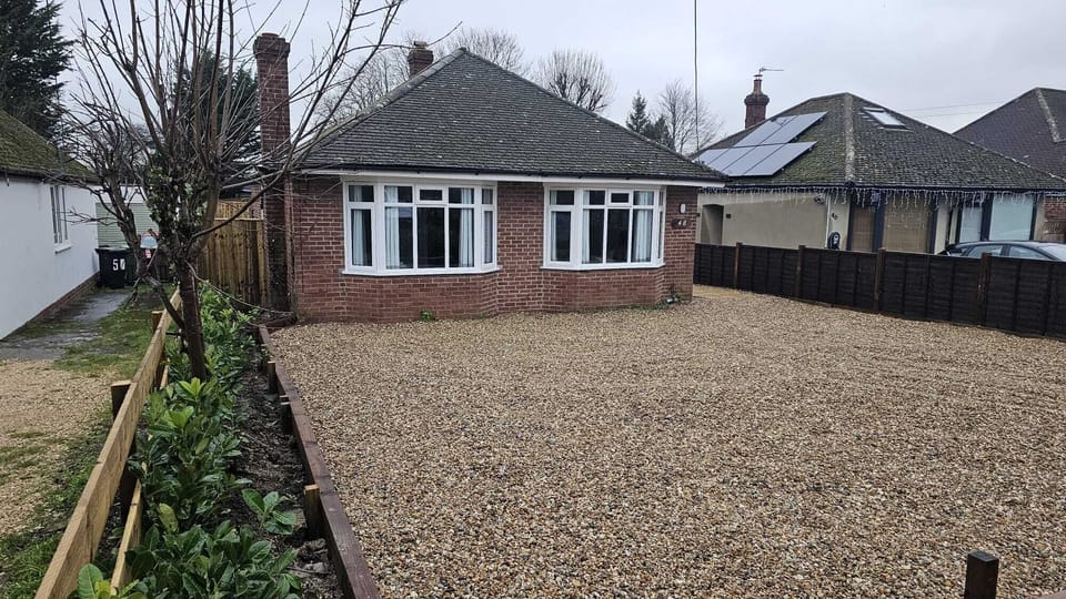 Front garden and parking