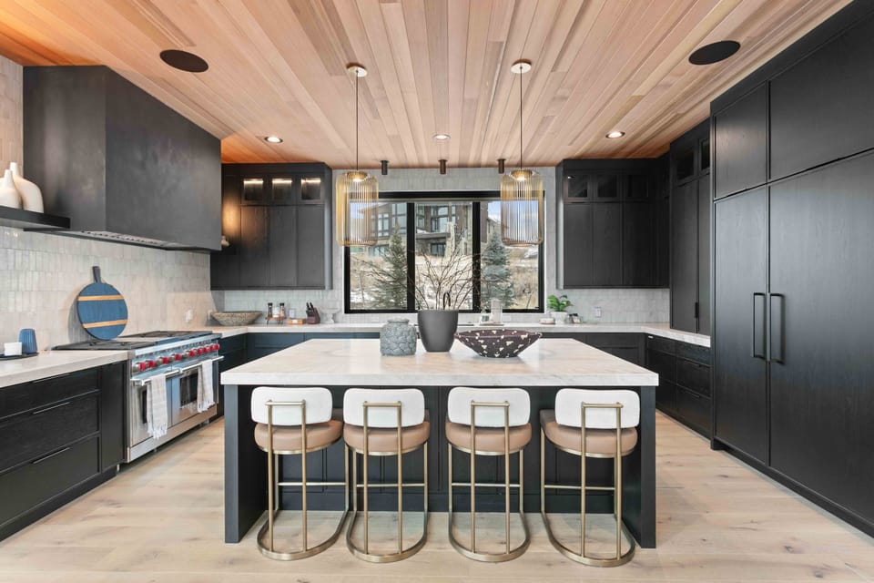 Indoors, Kitchen, Kitchen Island, Furniture, Floor