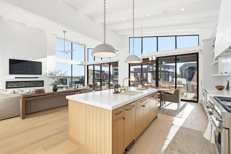 Fully stocked kitchen