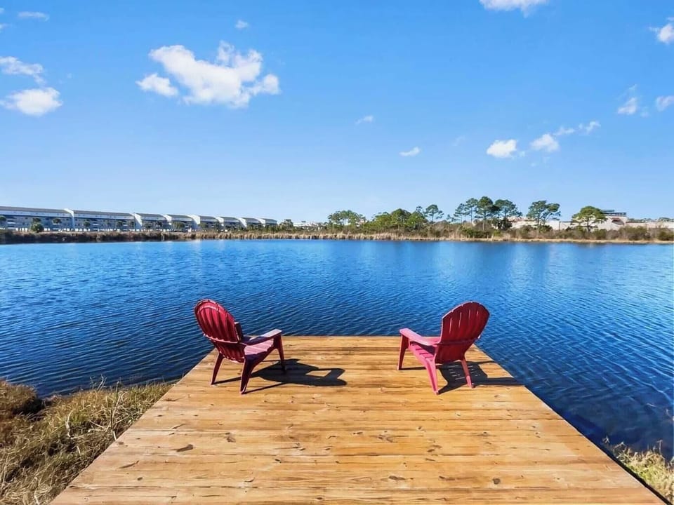 Relax on your private lakefront deck