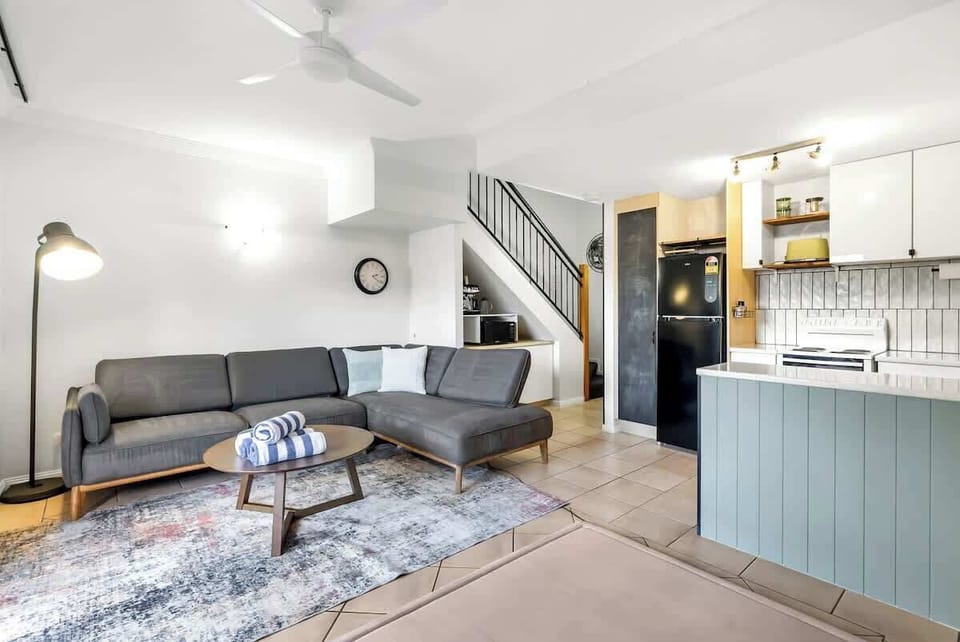 Enjoy the open-plan layout that seamlessly connects the living, dining, and kitchen areas for effortless, relaxed living.