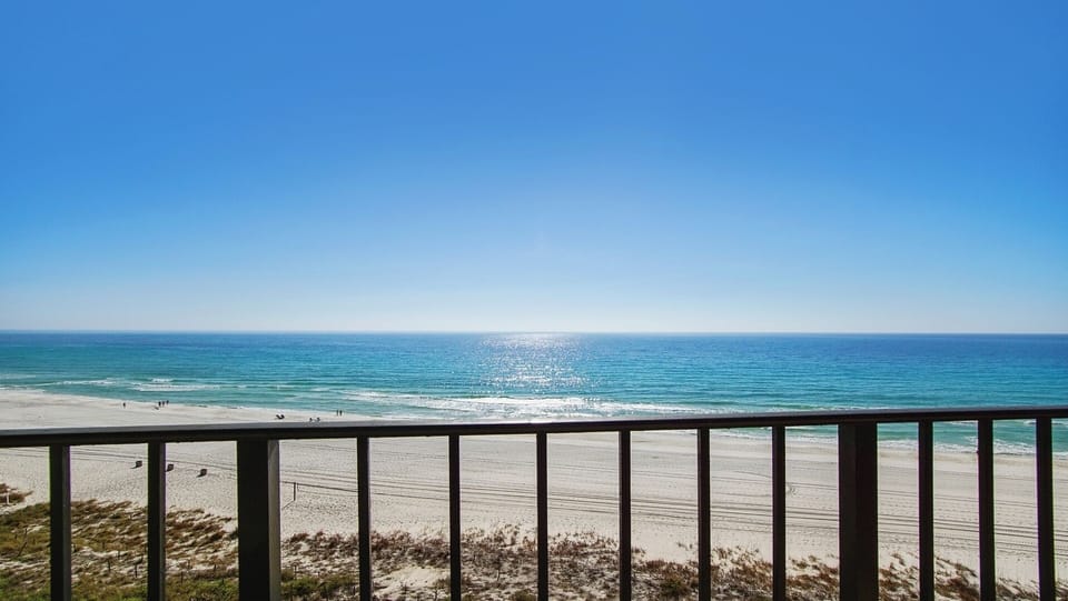 Private balcony with seating to enjoy the water view