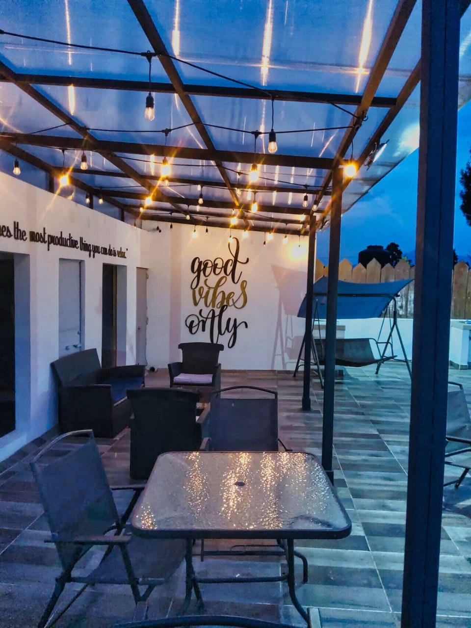 Outdoor dining