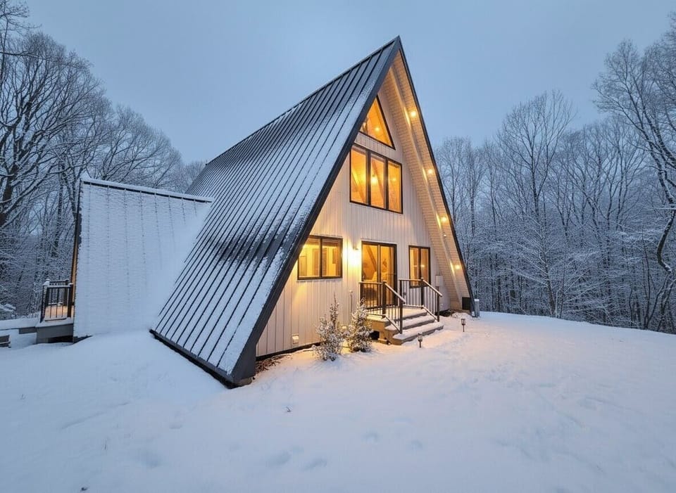Snow covered view