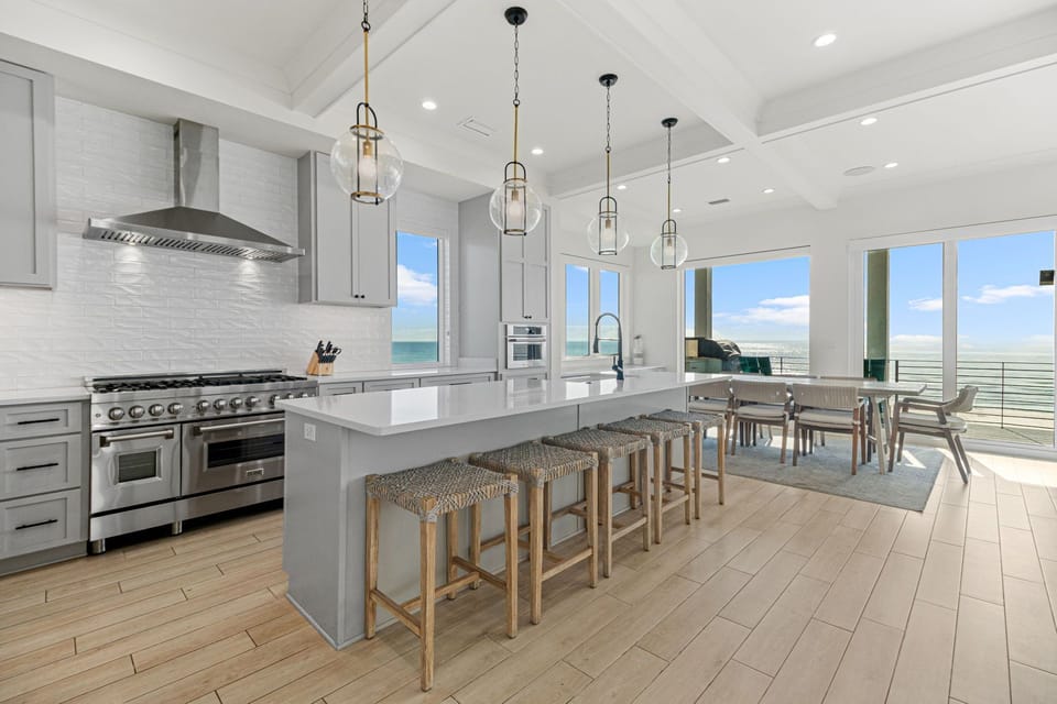 Third Floor- View of Kitchen and Island
