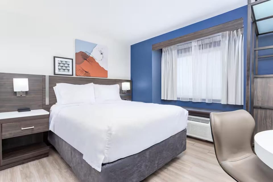 Bedroom. Interior and views may vary based on location and availability.