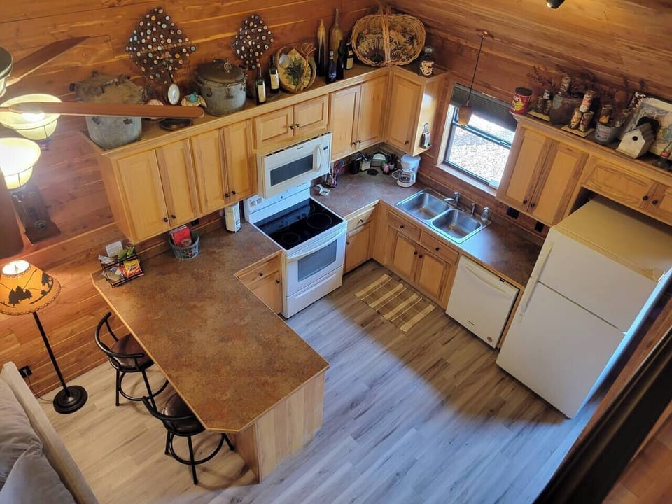 Kitchen view from upstairs