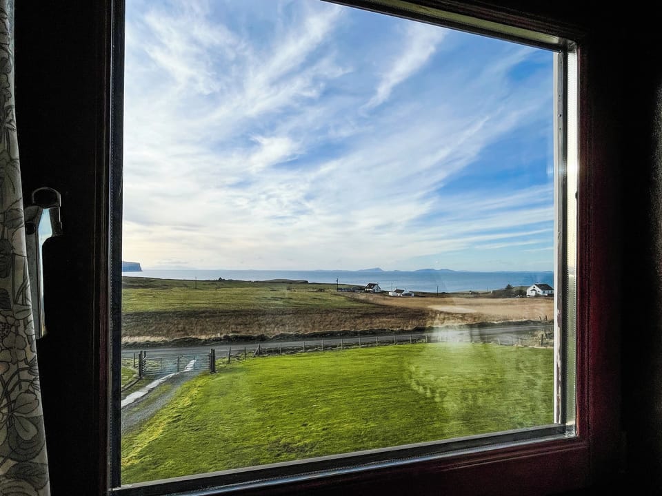 View | Woodburn Cottage, Waternish, Isle of Skye
