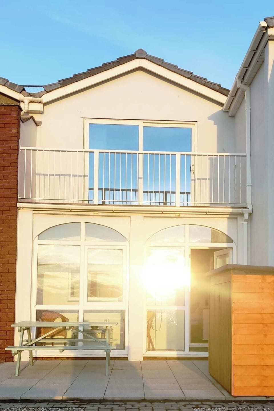 View of the back of Four Degrees West.