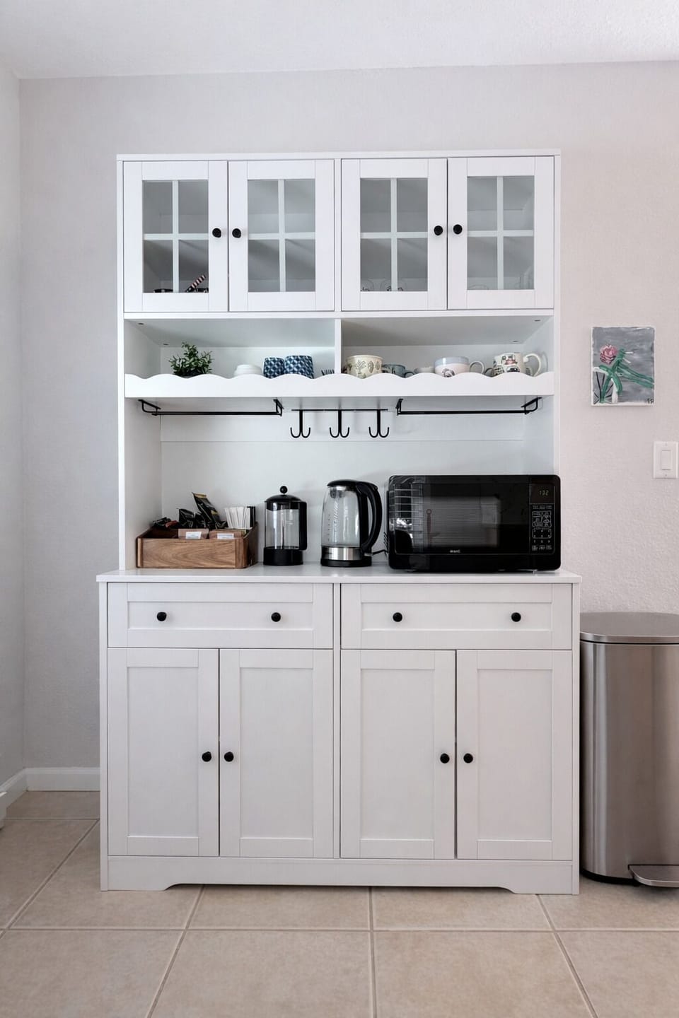 Coffee-Tea station with everything provided